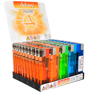50 x briquet jetable électronique Adamo