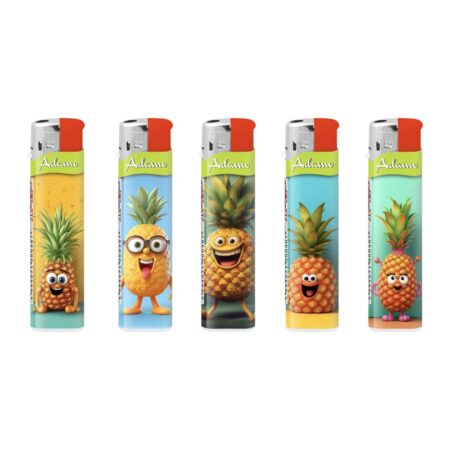 5 x Briquet Adamo Skinny Pinneapple