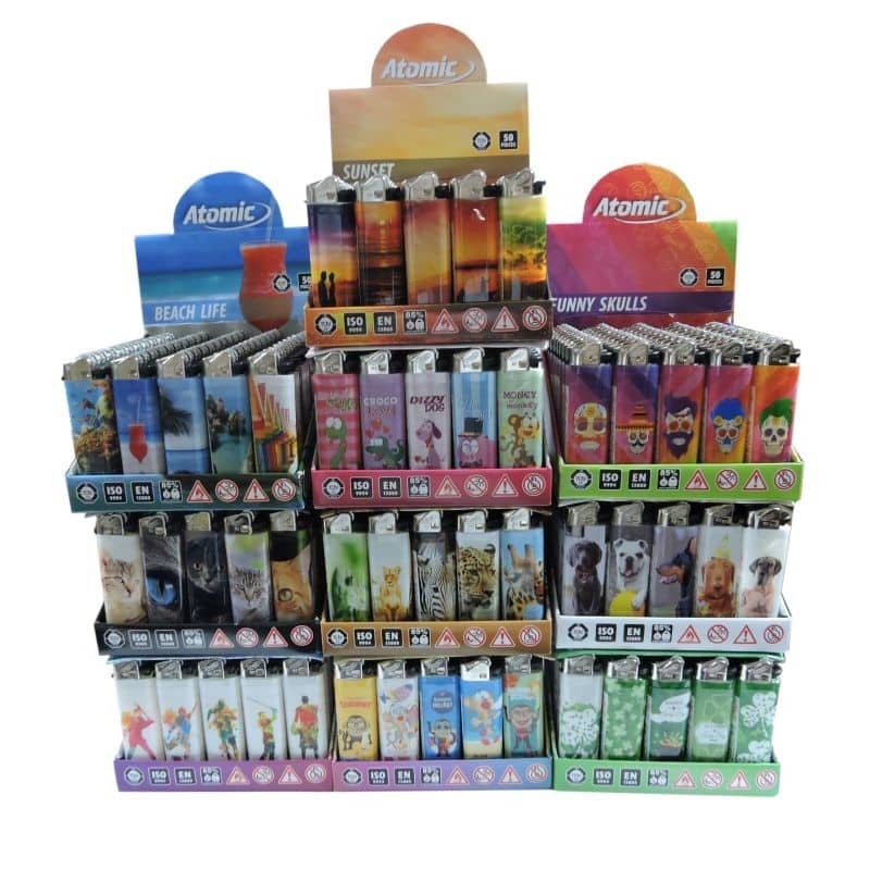 1000 x Briquet Adamo Mix Décors