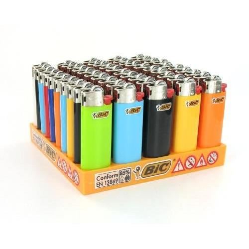 50 x Briquet Bic Mini